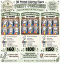 Basic Package Reusable Printed Any Figures