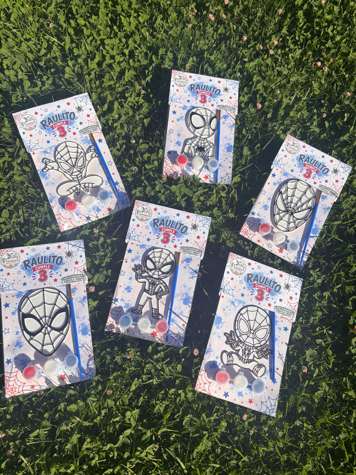 3D Printed Coloring Figures: Paint, Wash, Repeat (Party Package)