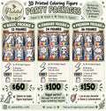 Standard Package Reusable painting figures