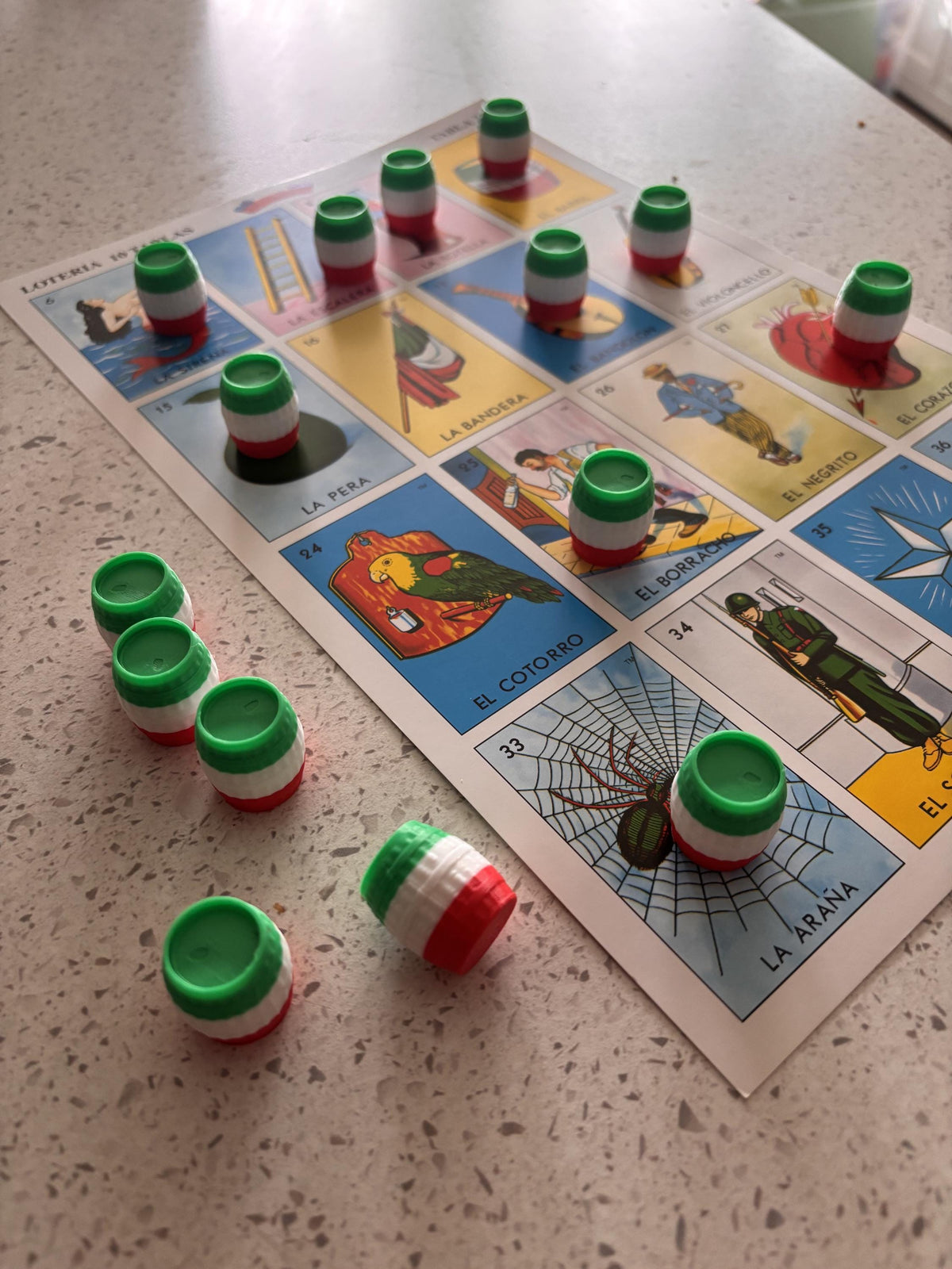 Loteria Game Pieces